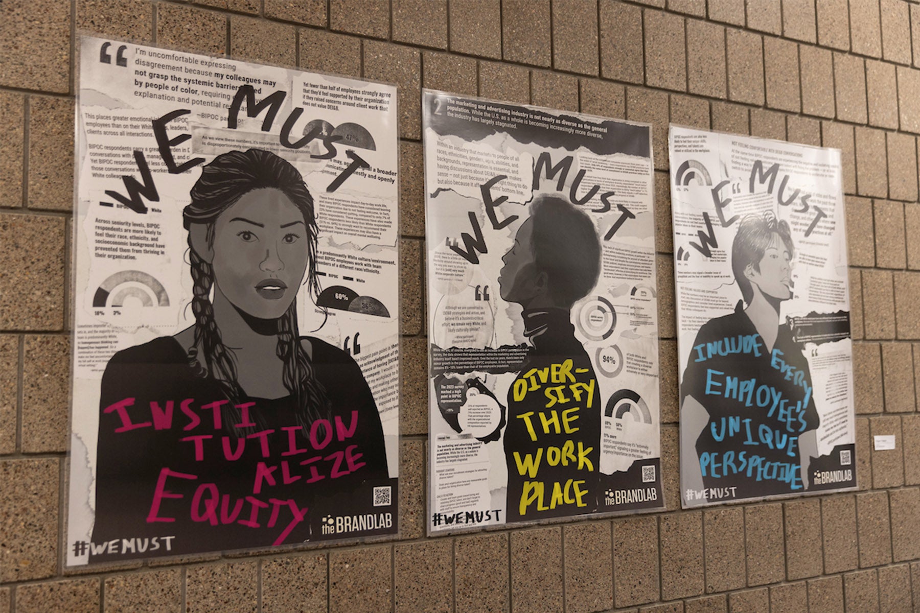 Graphic design students' 51 diversity, inclusion posters rollout